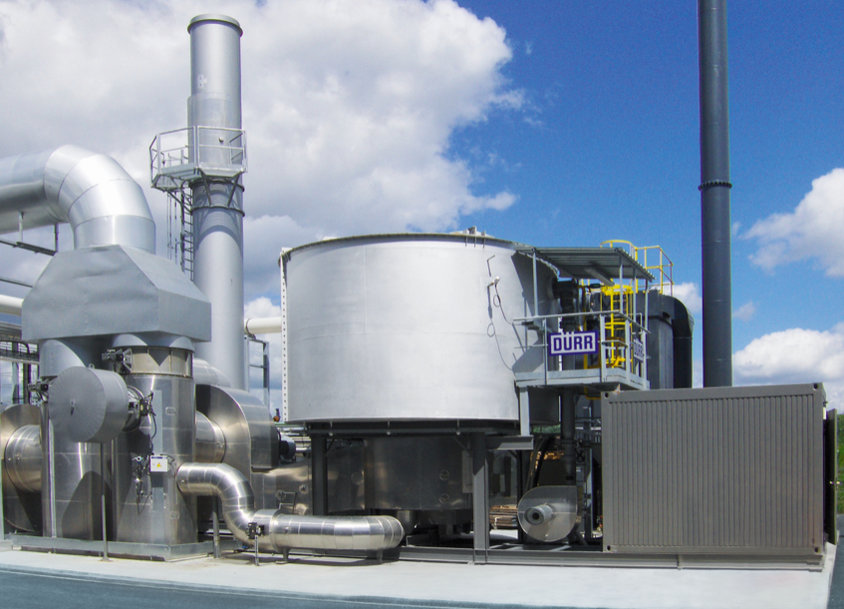 Dürr’s Oxi.X RL RTO and hot oil delivery system provide energy efficiency for Kay Automotive Graphics